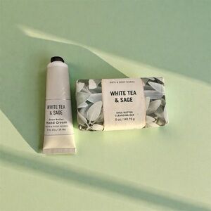 Bath & Body Works White Tea & Sage Set